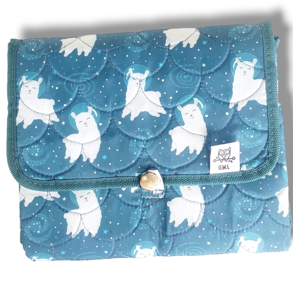 #BG O.W.L OWL Portable Changing Pad Baby Waterproof Diaper Changing Mat Lamb - Picture 2 of 8